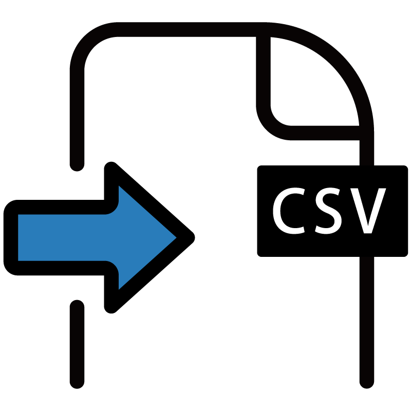 CSVインポート画像